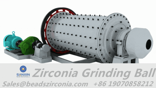 a machine that has zirconia grinding ball written on it