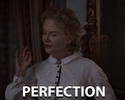 Perfection GIF - The Beguiled Movie Nicole Kidman Just Right GIFs