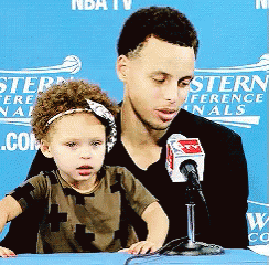 When You'Re Ready To Go Home GIF - Stephen Curry Riley Curry Bored GIFs
