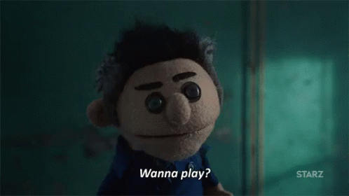 Wanna Play? GIF - Wanna Play Puppet Doll GIFs