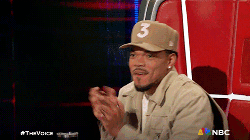Standing Ovation Chance The Rapper GIF - Standing Ovation Chance The Rapper The Voice GIFs