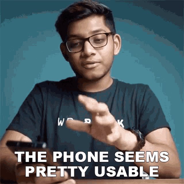The Phone Seems Pretty Usable Anubhavroy GIF - The Phone Seems Pretty Usable Anubhavroy Usable GIFs