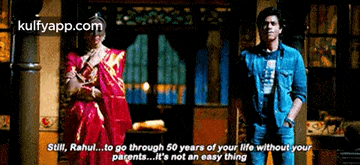 still rahul to go through 50 years of your life without your parents