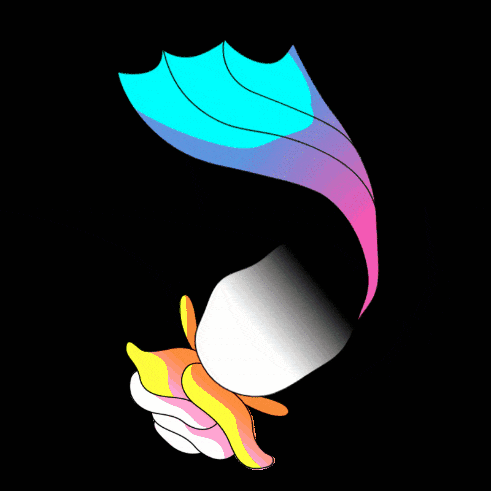 a cartoon drawing of a butterfly with a black background