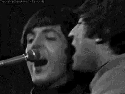 Paul Mccartney John Lennon GIF