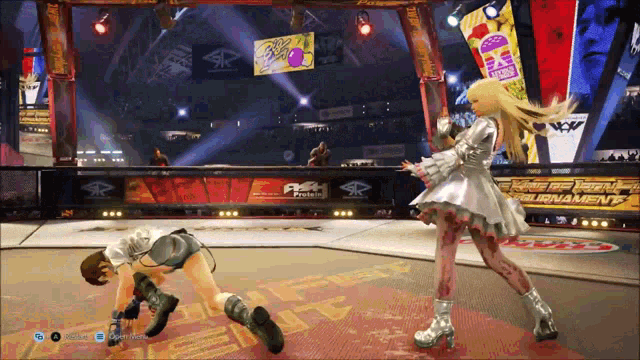 a woman in a white dress is standing next to a man in a white shirt in a video game