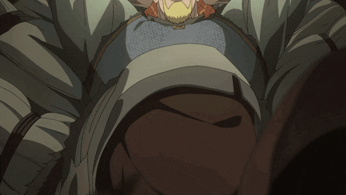 a cartoon of a man with a beard laying down