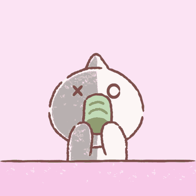 a cartoon character with flowers on his head and the words tea break above him