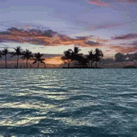 Sunset Sea GIF