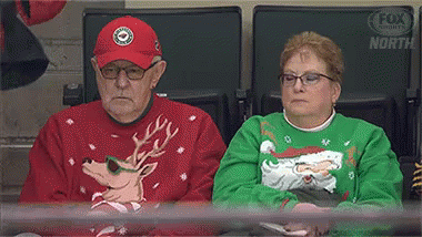 Confused Couple GIF - Confused Couple Fox Sports Fox Sports Holiday Gi Fs GIFs