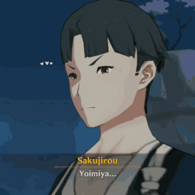 a video game character with the name sakujirou yoimiya
