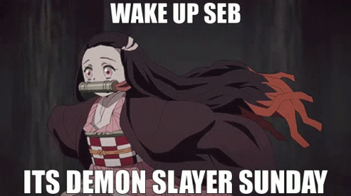Seb Demon Slayer Sunday GIF - Seb Demon Slayer Sunday Nezuko GIFs
