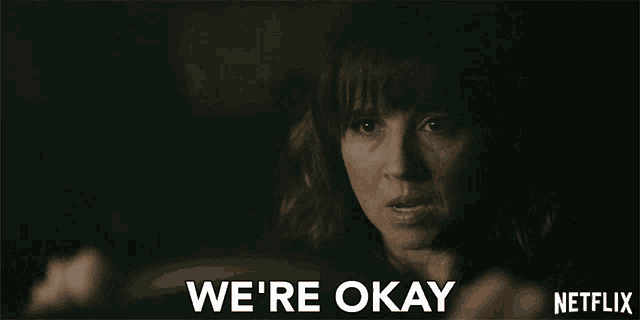 Were Okay Judy Hale GIF