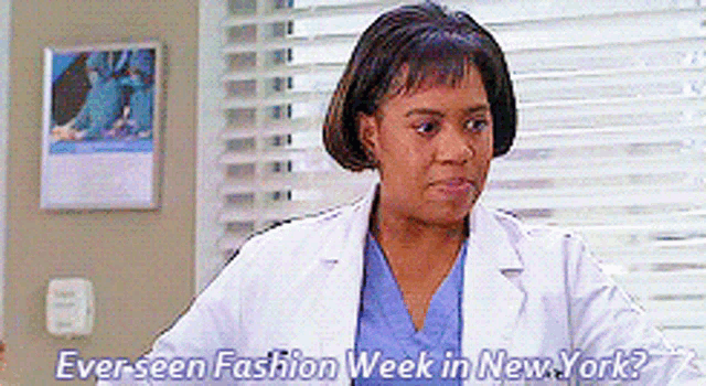 Greys Anatomy Miranda Bailey GIF - Greys Anatomy Miranda Bailey Ever Seen Fashion Week In New York GIFs