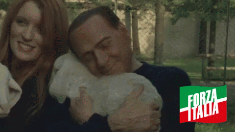 Forza Italia Berlusconi Brambilla Agnello GIF - Forza Italia Berlusconi Brambila GIFs