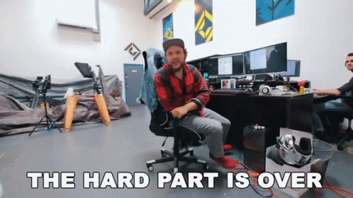 The Hard Part Is Over We Passed GIF - The Hard Part Is Over We Passed Its Over GIFs