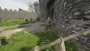 a screenshot of a video game with a character named hercare
