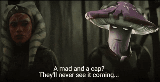 a mad and a cap they will never see it coming