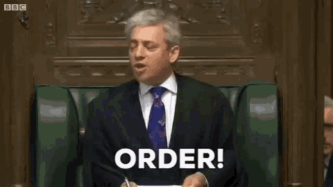 Mr Speaker Order GIF - Mr Speaker Order Brexit GIFs