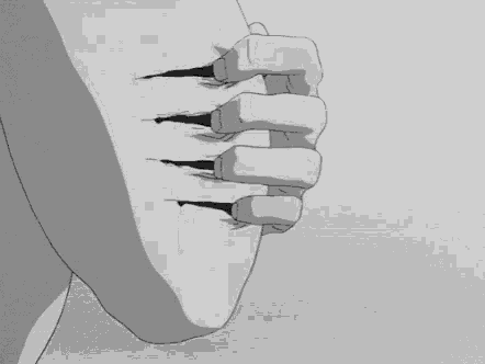 a black and white drawing of a person 's arm with blood coming out of it