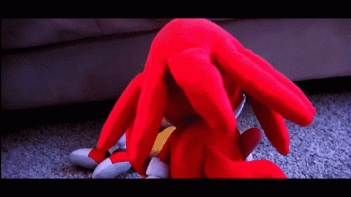 Sonic And Friends Knuckles The Echidna GIF - Sonic And Friends Knuckles The Echidna Sonic Plush GIFs