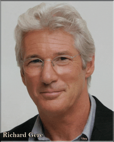 a picture of richard gere is displayed on a white background