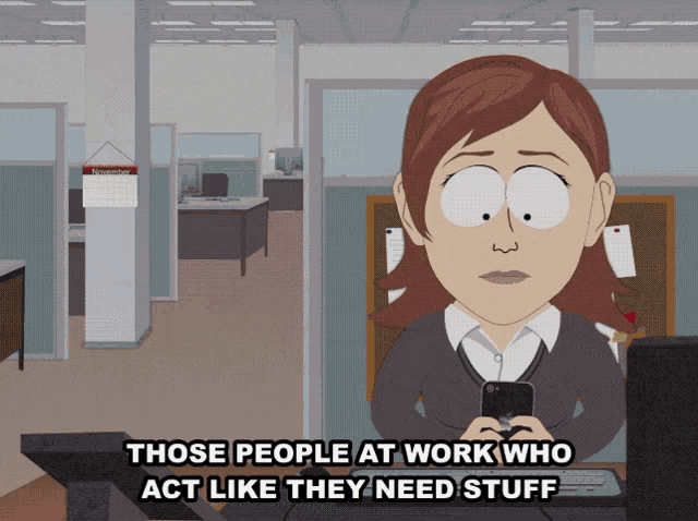 Those People At Work Who Act Like They Need Stuff South Park GIF - Those People At Work Who Act Like They Need Stuff South Park Buddha Box GIFs