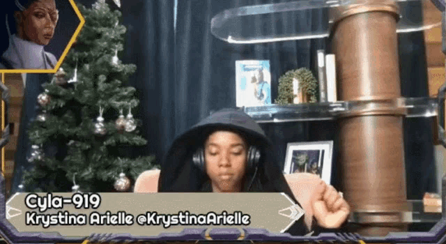 a person wearing headphones with the name cula-919 on the bottom right
