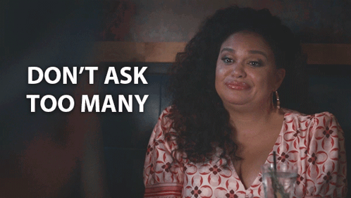 Don'T Ask Too Many Questions Mavis Beaumont GIF - Don'T Ask Too Many Questions Mavis Beaumont Michelle Buteau GIFs