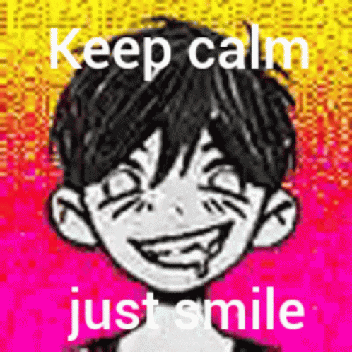 Smile Omori GIF - Smile Omori Keep Calm Just Smile GIFs