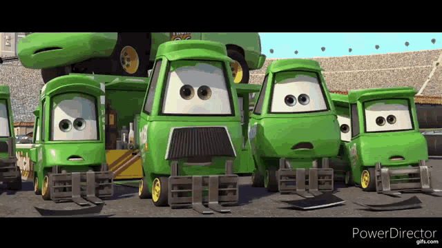 Cars Shocked GIF
