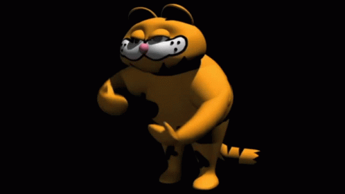Garfield Dance GIF - Garfield Dance Joke GIFs