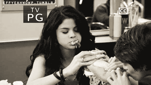 I'M Going To Eat It All GIF - Selena Gomez Eating Hungry GIFs