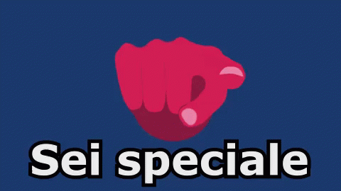 Speciale Sei Speciale Unico Unica Ti Penso Ti Voglio Bene Amico Amica GIF - Special You Are Special Unique GIFs