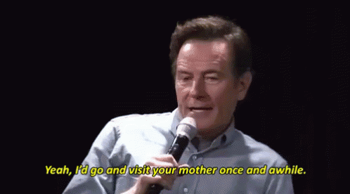I'D Go And Visit Your Mother GIF - Vist Your Mother Mother Bryan Cranston GIFs