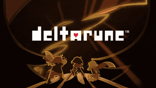 a poster for the video game deltarunc is