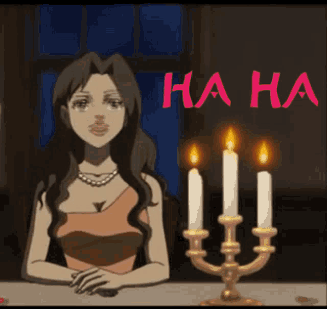 Laugh Candle GIF - Laugh Candle Date GIFs