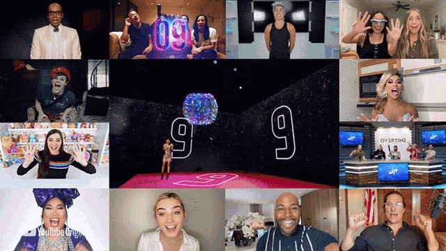 Balloon Drop Hello2021a New Years Eve Celebration GIF - Balloon Drop Hello2021a New Years Eve Celebration New Years Countdown GIFs