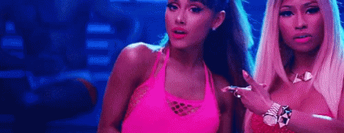 Nicki Minaj Arianna Grande GIF - Nicki Minaj Arianna Grande Side To Side GIFs