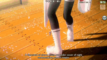 a cherry trees are under cover of night senbonzakura you ni magre