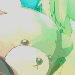 a close up of a person with green eyes