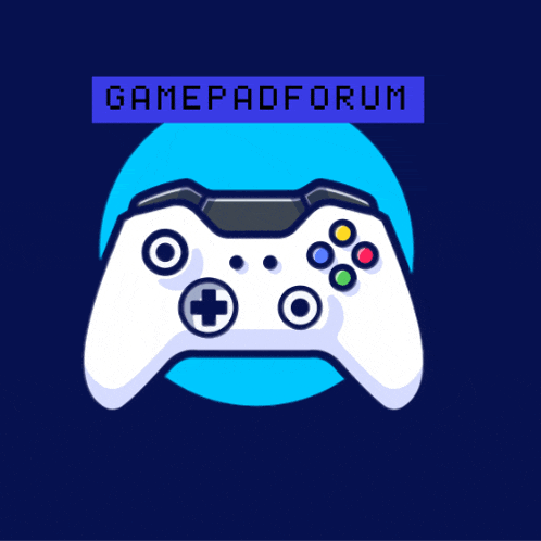 a gamepad with the words gamepad forum written above it