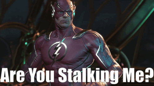 Injustice 2 The Flash GIF - Injustice 2 The Flash Are You Stalking Me GIFs