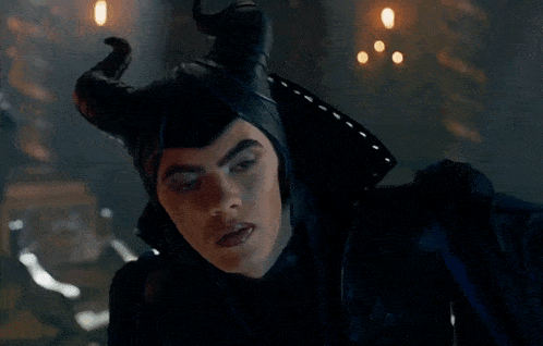 maleficent says well if the cheekbones fit in a dark room