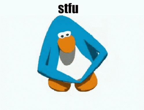 Club Penguin Stfu GIF - Club Penguin Stfu Dance GIFs