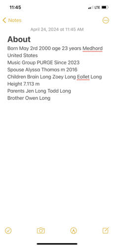 a phone screen shows a note about a music group purge