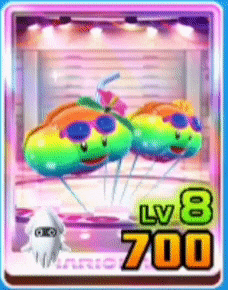 a picture of a game with a squid and two balloons that say lv 8 700