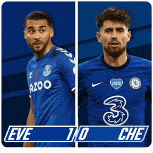 Everton F.C. (1) Vs. Chelsea F.C. (0) Post Game GIF - Soccer Epl English Premier League GIFs