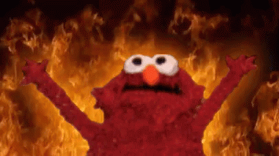 Elmo Burn GIF - Elmo Burn GIFs