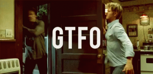 Get Out Gtfo GIF - Get Out Gtfo GIFs